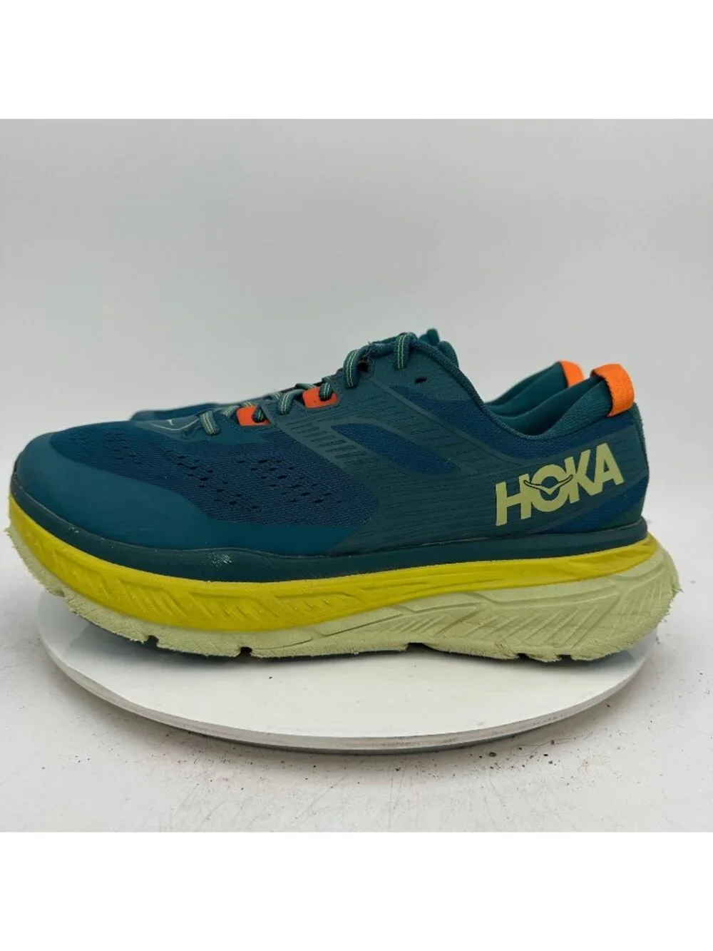 Hoka One One Stinson ATR 6 Men Size 12 1110506 BCBT Blue Coral Butterfly Shoes